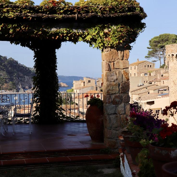 Entertainment zone at night in Portugal